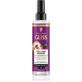 Schwarzkopf Gliss Full Hair Wonder balsam pentru regenerarea părului pentru par deteriorat - imagine 2